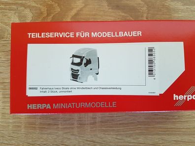 Herpa 085052 - 1/87 Fahrerhaus Iveco Stralis ohne Windleitblech und Chassisverkl