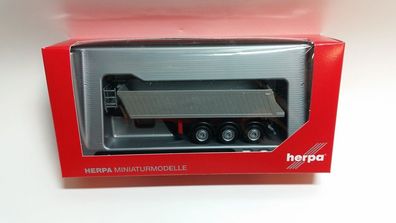 Herpa 076548-002 - 1/87 Schmitz Kippauflieger 3A - Rot - Neu