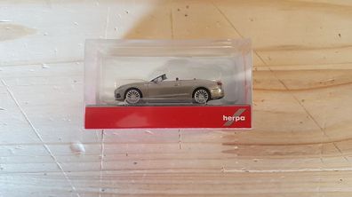 Herpa 038768-002 - 1/87 Audi A5 Cabrio, Cuv&eacute; esilber metallic - Neu