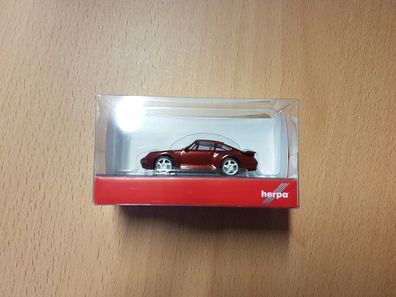 Herpa 031899-002 - 1/87 Porsche 911 Turbo (993), arenarot metallic - Neu