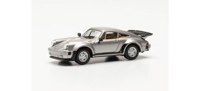 Herpa 030601-003 - 1/87 Porsche 911 Turbo, silber metallic - Neu