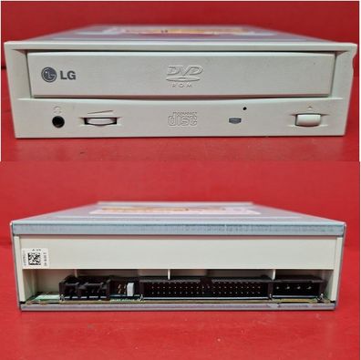 Laufwerk LG GDR-8161B DVD-ROM DRIVE ATA CDx52 DVDx16 Weiß 5.25" Zoll