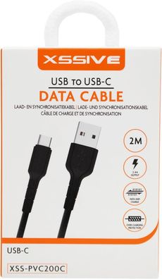 USB zu USB-C 2 Meter Daten und Ladekabel | 3.1 Gen2 Cable Data Transfer, 100W