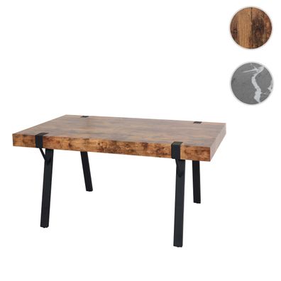 Esstisch HWC-L54, Tisch Küchentisch Esszimmertisch, Industrial Metall 150x90cm