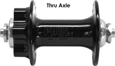 Paul Component FHUB Disc Thru Axle Nabe VR 100x15mm 32 L. schwarz