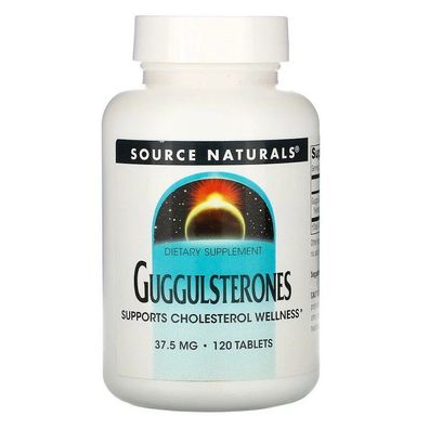 Source Naturals, Guggulsterones, 37,5mg, 120 Tabletten