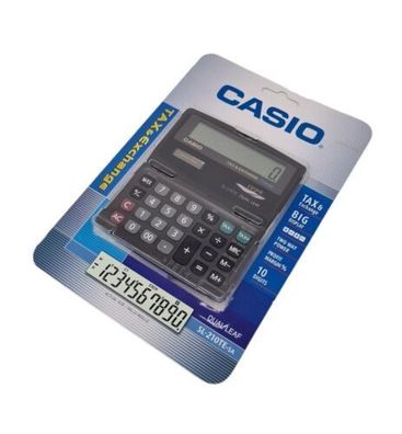 Taschenrechner Casio SL-210 TE 10-stellig Solar-/ Batteriebetrieb Tax Exchange