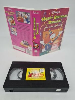 Happy Birthday Donald! Film Walt Disney VHS Kassette Rarität Vintage