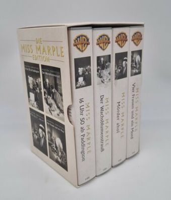 Die Miss Marple Box Edition - 4 Filme auf VHS Video Kassette ab 12