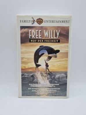 Free Willy VHS Videocassette Ruf der Freiheit Vintage Film 1994
