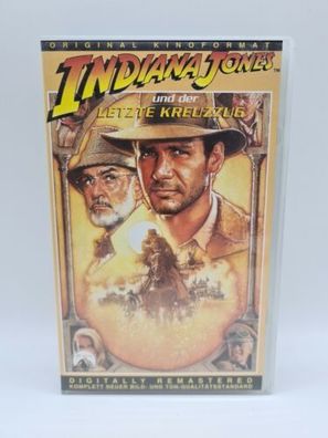 Indiana Jones und der letzte Kreuzzug VHS Kassette Remastered 144 min Vintage