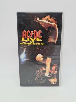 AC/ DC Live At Donington VHS Kassette Vintage 1992 Laufzeit 2 Stunden