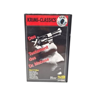 Krimi Classics - Das Testament des Dr. Mabuse - VHS Kassette Toppic