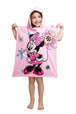 Minnie Mouse Badeponcho Kinder Poncho mit Kapuze 50 x 115 cm