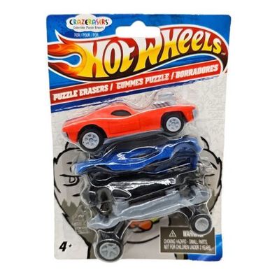 Hot Wheels Puzzle Erasers Model Auto 1:64 Mattel 2010 Selten Neu für Sammler