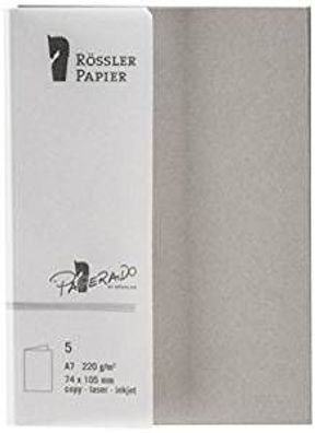Briefkarten Paperado Taupe DIN A7 hd