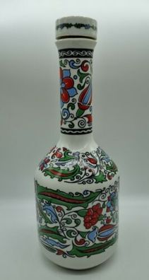 leere Metaxa Flasche Porzellan Keramik Deckel 40 Jahre Griechenland handmade