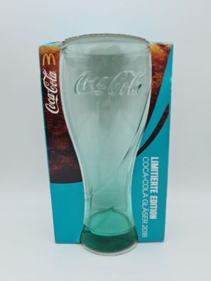 Mc Donalds Coca-Cola Glas Türkis -Limitierte Edition 2018 Neu