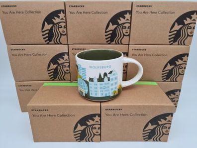 Starbucks Tasse You Are Here Wolfsburg 14 Oz / 414ml German City Mug Cup Kaffee