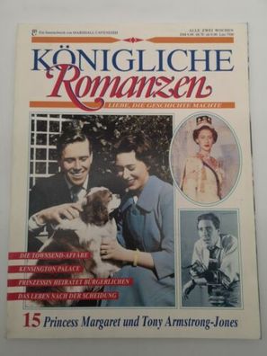 Königliche Romanzen Heft 15 Princess Margaret und Tony Armstrong-Jones 1991