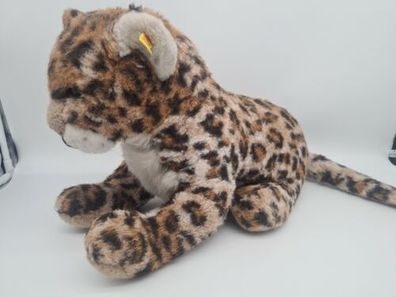 Steiff Leopard Patchy 70er Vintage 65cm 0890/40 Stofftier Raubtier Selten