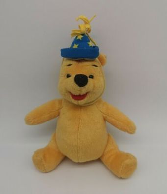 Disney Winnie Pooh Mattel Mit Partyhut Von 1998 Stofftier 20 Cm vintage