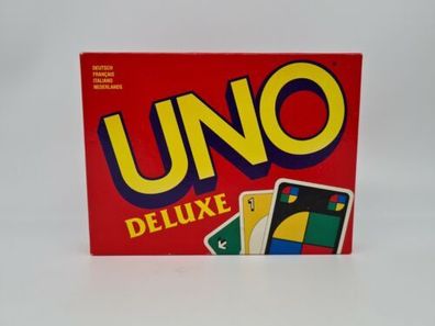 Uno Deluxe 1992 Mattel Kartenspiel Uno Klassiker Retro Spiel