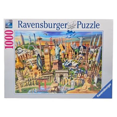 Ravensburger Puzzle Sehenswürdigkeiten weltweit 1.000 Teile 19890 von 2018