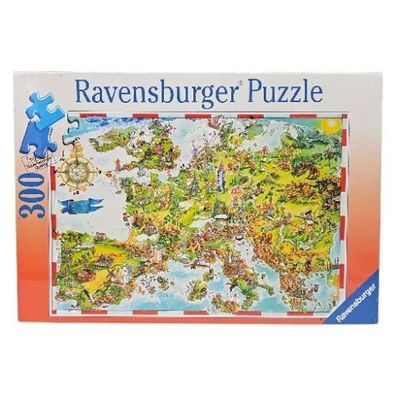 Ravensburger Puzzle - Europakarte - 300 Teile 1998 Neu 130757