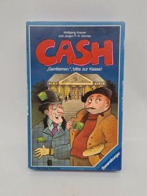 CASH Gentlemen bitte zur Kasse! Gesellschaftsspiel Vintage 1990 Kartenspiel