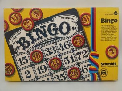 Original Bingo Schmidt Spiel + Freizeit GmbH Gesellschaftsspiel Unbespielt 70er