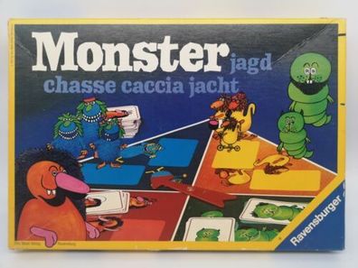 Monster Jagd 1977 Ravensburger Brettspiel Rarität Gesellschaftsspiel