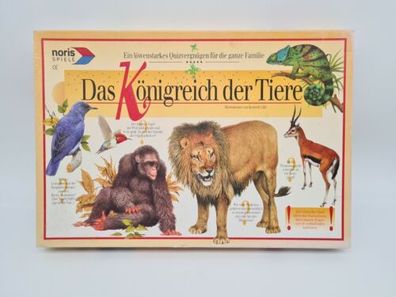 Das Königreich der Tiere - Komplett Top Lernspiel Quiz Noris 1992 ab 8 Jahren