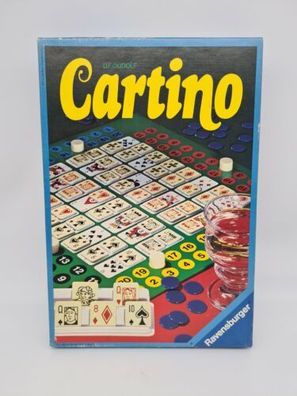 Cartino Ravensburger 1976 Brettspiel Gesellschaftsspiel