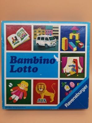 Bambino Lotto Ravensburger 1975 Vintage Gesellschaftsspiel