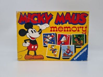 Ravensburger Micky Maus Memory Vintage 1980 Gesellschaftsspiel Disney