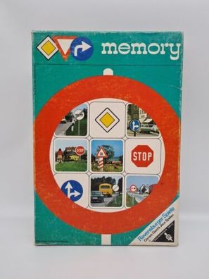Verkehrszeichen Memory - Ravensburger 1971 Vintage Spiel Gesellschaftsspiel