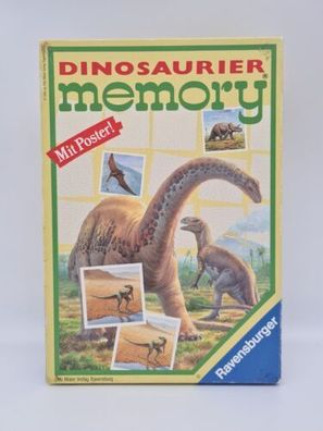 Dinosaurier Memory Ravensburger 1992 Gesellschaftsspiel Vintage