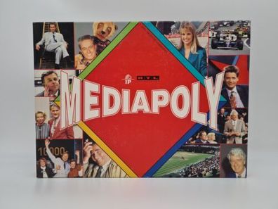 Mediapoly Brettspiel Gesellschaftsspiel RTL innen NEU Vintage 90er