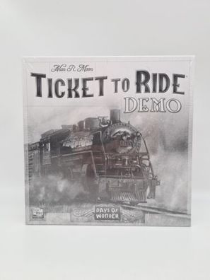Ticket to Ride Demo Days of Wonder Brettspiel Alan R. Moon Sehr Selten Englisch