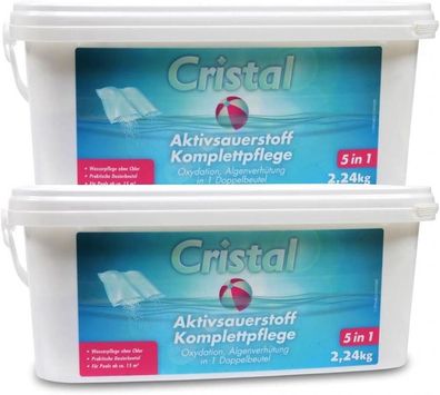 Cristal Aktivsauerstoff Komplettpflege 2 x 2,24 kg