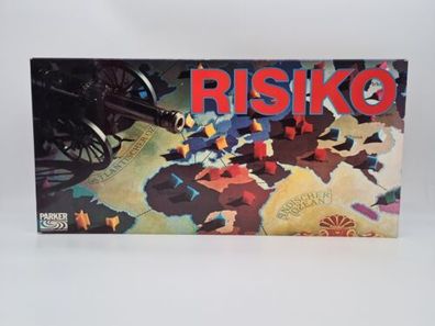 Risiko alte Ausgabe 1975 Parker Gesellschaftsspiel Brettspiel Vintage