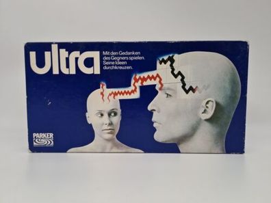 Ultra Brettspiel Parker 1976 Denkspiel Logisches Denken Taktikspiel Vollständig