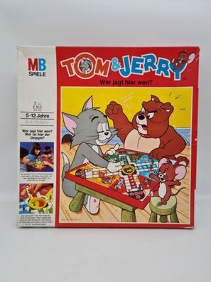 Tom & Jerry Wer Jagt Hier Wen? Mb Spiele 1981 Kinderspiel Familienspiel