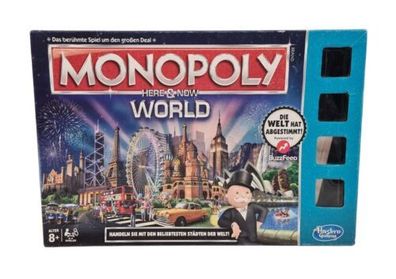 Monopoly Here & Now World | Brettspiel von Hasbro 2015 Gesellschaftsspiel