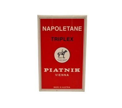 Napoletane Triplex Piatnik Vienna Kartenspiel Gesellschaftsspiel Vintage