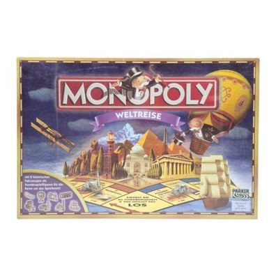 Monopoly Weltreise - Parker 2003 Metallfiguren Brettspiel NEU Gesellschaftsspiel