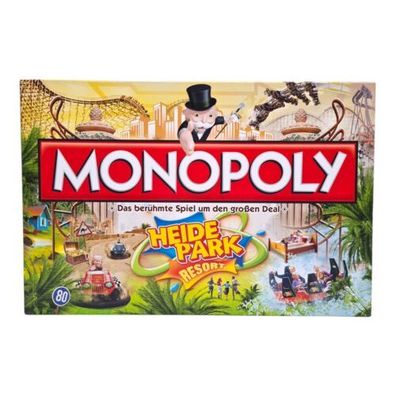 Monopoly Heide Park Resort Hasbro 2015 Brettspiel Gesellschaftsspiel Unbespielt