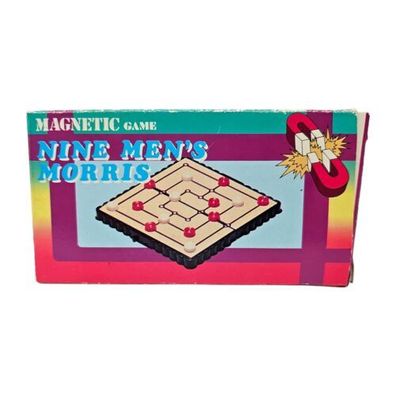 Magnetic Game Nine Men's Morris Spiel Reisespiel Unbespielt