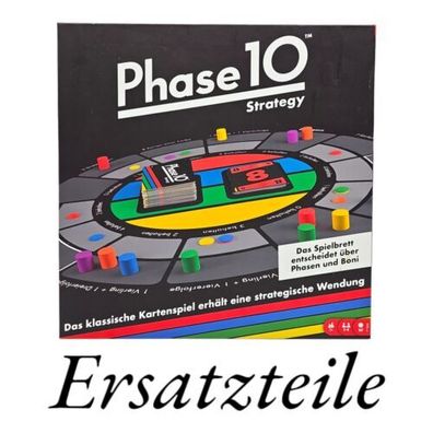 Phase 10 Strategy Ersatzteile Mattel Brettspiel 2018 Gesellschaftsspiel